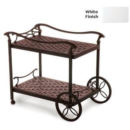 Meadow Decor Universal Serve Cart - White Finish