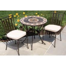 Alfresco Home Galileo 30 Inch Round Bistro Set 