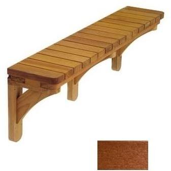 A&B Accessories Recycled Plastic Spa Mount Table/Bar: Piano Key Style 60 Inch Red