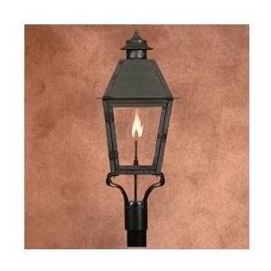 Legendary Lighting Atlas 2 Copper Natural Gas Light With Post Bracket