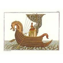 Medieval Ships Poster Print