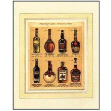Decorative Bottles I Poster Print