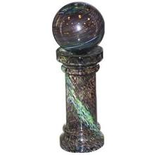 Alpine Glowing Gazing Globe Brown With Glass Stand -Glow In The Dark