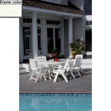 Poly-Wood Nautical Recycled Plastic Wood Dining Set