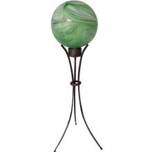 Alpine Gazing Globe Green With Metal Stand