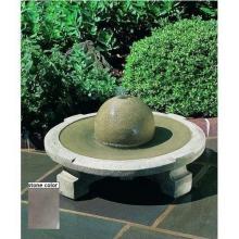 Campania Mission Sphere Fountain - Greenstone Finish
