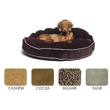 Medium Super-Soft Round Dog Bed - Jaguar