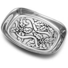 Wilton Armetale Holly & Ribbon Bread Tray - 258044
