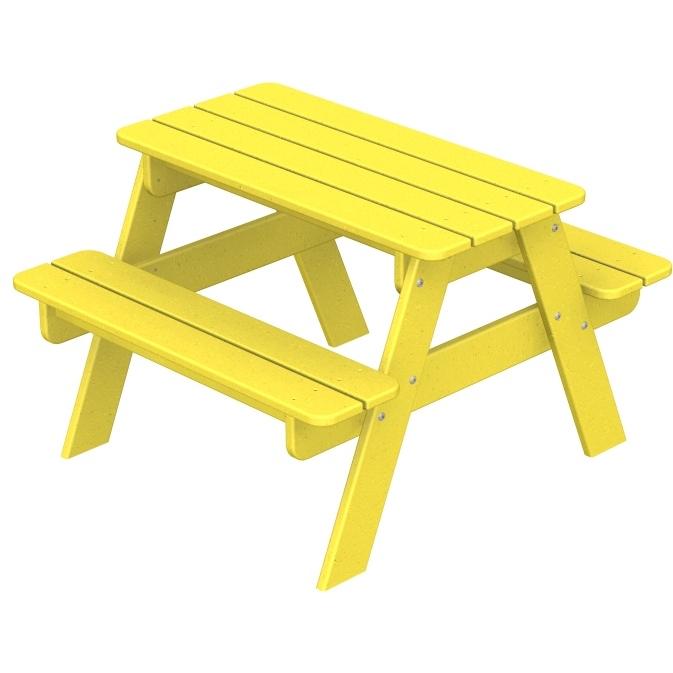 Poly-Wood Recycled Plastic Wood Kids Kids Picnic Table