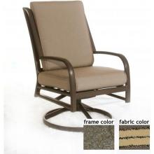 Ellington Aluminum Deep Seating Swivel Rocker With Scavo Bronze Frame And F0928 Fabric