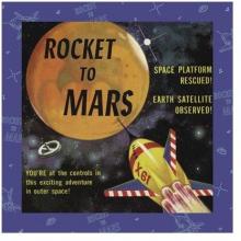 Rocket To Mars Poster Print