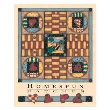 Homespun Patches Poster Print