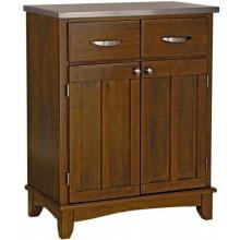 Home Styles Small Buffet Server With Stainless Steel Top - Cottage Oak