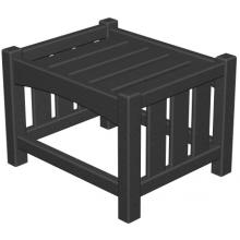 Poly-Wood Recycled Plastic Wood Mission Ottoman - Cushion Included