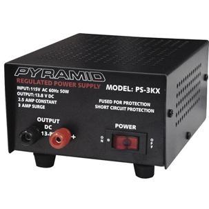 PYRAMID PS3 3-AMP 13.8-VOLT POWER SUPPLY