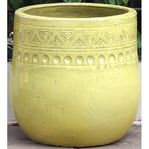 Alfresco Home Honesty Planter Lemon Drop- S/1