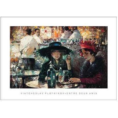 Viatcheslav Plotnikov - Entre Deux Amis Size 27x20 Poster Print