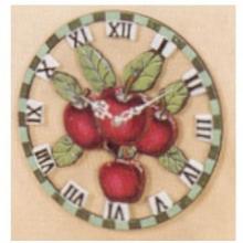 Old Dutch Hand Painted Apple Wall Clock