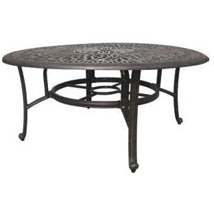 Quality Dining Tables | 60 Dining Tables - SCG Patio Cast Aluminum 60 Inch Round Dining Table