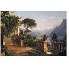 Lodge On Lake Como Poster Print
