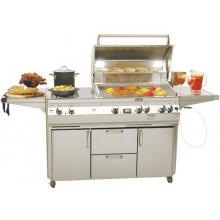 Fire Magic Regal II Magnum Propane Gas Grill On Cabinet Cart W/ Double Side Burner