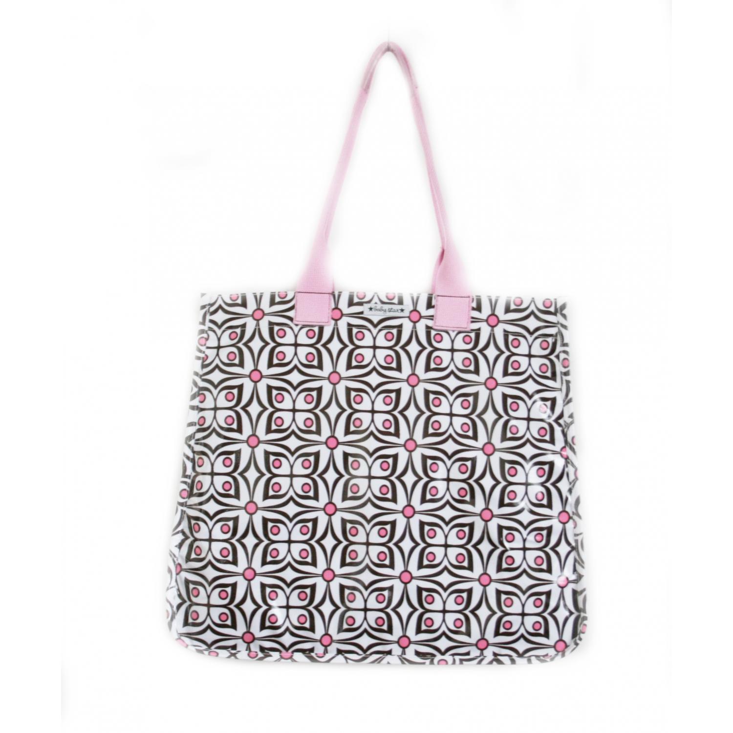 Baby Star Rock The Tote Print Diaper Bag - Flutter Pink.