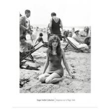 Baigneuse Sur La Plage 1900 Poster Print