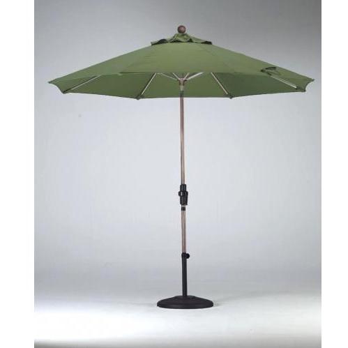Summerset Outdoor Living Cast Aluminum Patio Fiberglass Market Umbrella With Olifin Fabric Umbrella