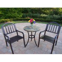 Oakland Living Stone Art Rochester 3 Piece Bistro Set
