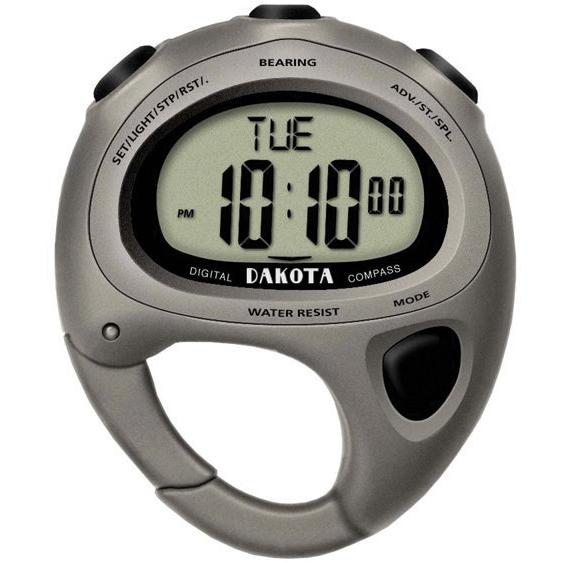 Digital Compass, Titanium Finish