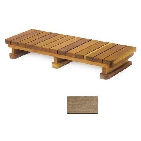 A&B Accessories Recycled Plastic Spa Steps: Single Tier Piano Key - 48 Inch Beige