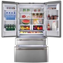Haier RBFS21TIAS Energy Star 21 Cu. Ft. Counter Depth French Door Refrigerator - Stainless Steel