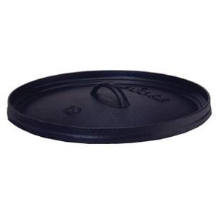 Lodge 16-Inch Seasoned Cast Iron Lid For Camping Dutch Oven - L16CL3