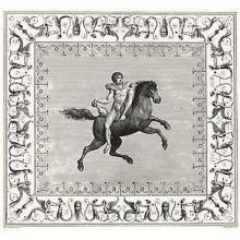 Murals - Horses B&W Poster Print