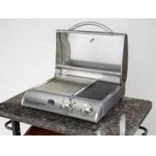 Outdoor GreatRoom Company 20 Inch Legacy Cook Number Stainless Electric Grill And Vinyl Cover