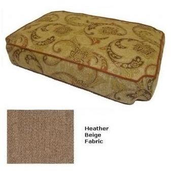 Meadow Decor Ottoman Cushion Heather Beige Fabric (Use With Huntington Style)