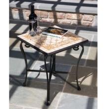 Alfresco Home Machergo Wrought Iron End Table