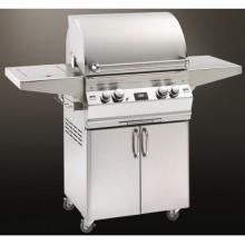Fire Magic Gas Grills Aurora A430 Propane Gas Grill With Single Side Burner And Rotisserie On Cart