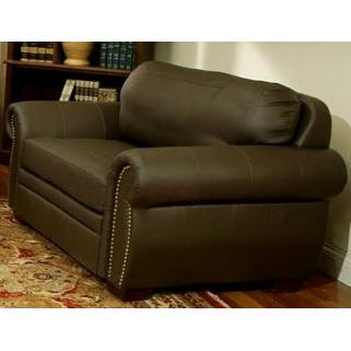 Abbyson Living Signature Premium Italian Leather Oversized Chair