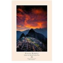Sunset Over Machu Picchu Poster Print