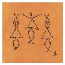 Hope - Orange Dancers Poster Print