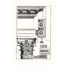 Corinthian Columns B&W Poster Print
