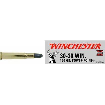 Winchester Ammo 30-30 Winchester By Winchester, 30-30 Win, 150gr, Super-X Power-Point, (Per 20)