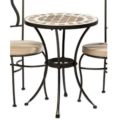 Alfresco Home Portobello Outdoor Bistro Table - 24 Inch Round