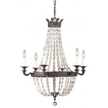 Elegant Tradition Collection Chandelier In Oxide Brass Finish - 9 Bulbs