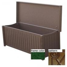 Eagle One Recycled Plastic Sydney Big Deck Box Diamond Pattern - Green