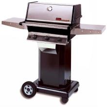 MHP Gas Grills TRG2 Infrared Natural Gas Grill W/ SearMagic Grids On Black Cart