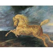 Horse Frightened By Lightning Poster Print