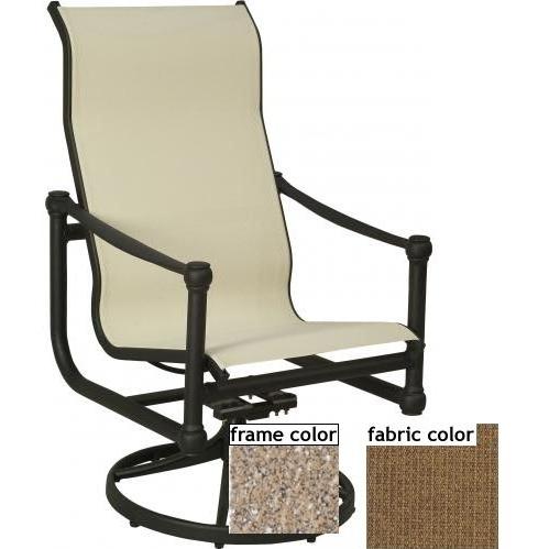 Suncoast Heritage Supreme Swivel Tilt Chair - Sahara Frame And Raku Fabric