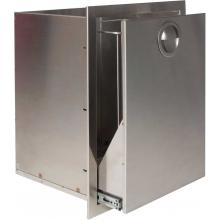outdoor kitchen trash bins